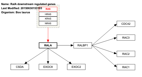 RalA downstream regulated genes